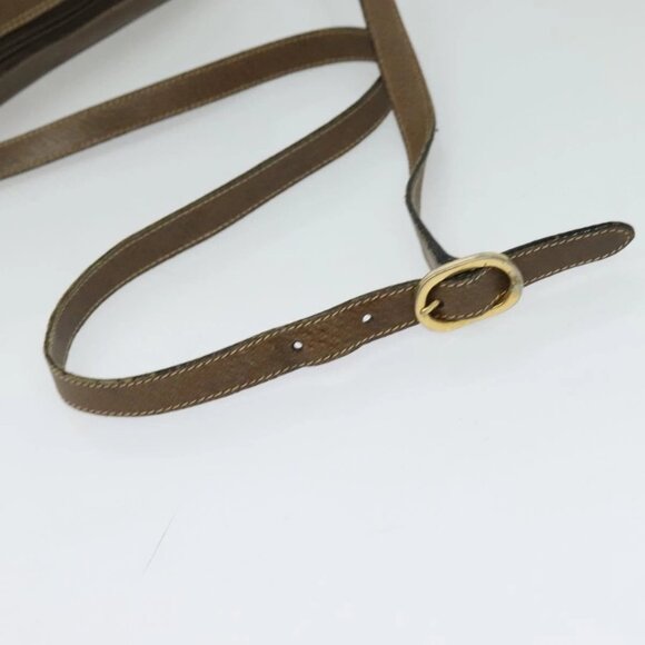 GUCCI GG Supreme Web Sherry Line Shoulder Bag PVC Beige - Picture 7 of 16